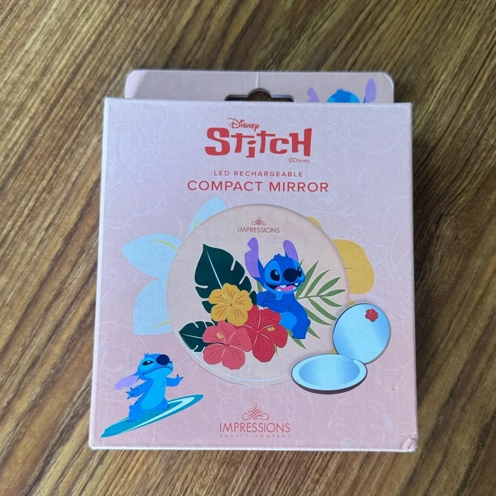 Impressions Stitch Vanity Disney Stitch Compact Mirror with Light Double Sided